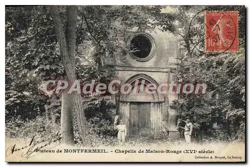 Ansichtskarte AK Plateau De Montfermeil Chapelle De Maison Rouge