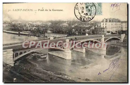 Cartes postales Saint Denis Pont De la Garenne