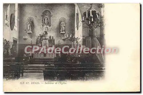 Cartes postales Saint Denis Interieur De I'Eglise