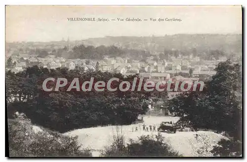 Cartes postales Villemomble Vue Generale Vue Des Carrieres