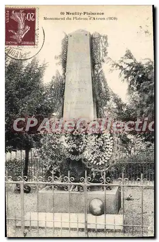 Cartes postales Neuilly Plaisance Monument Du Plateau D'Avron 1870
