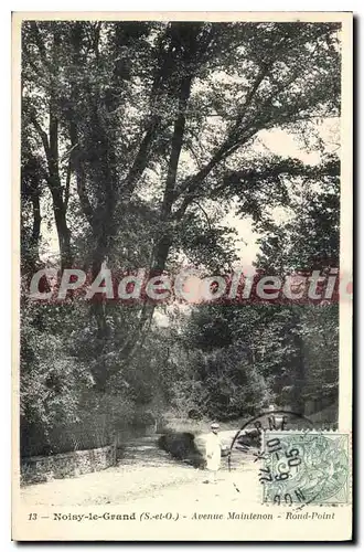 Cartes postales Noisy Le Grand Avenue Maintenon Rond Point
