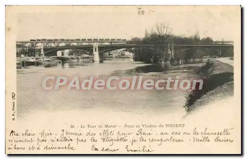 Cartes postales Le Tour De Marne Pont Et Viaduc De Nogent