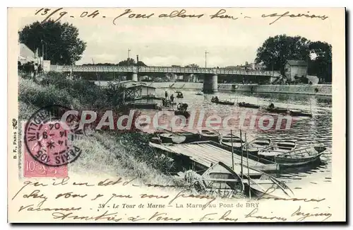 Cartes postales Le Tour De Marne La Marne Au Pont De Bry