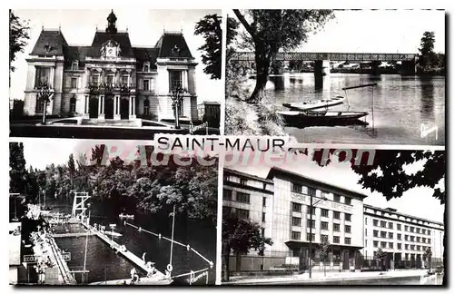 Ansichtskarte AK Saint Maur La Marne La Plage mairie lyc�e Berthelot