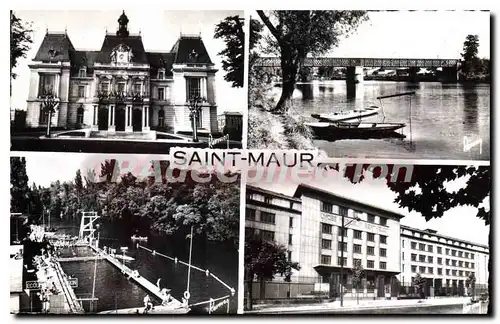 Cartes postales Saint Maur La Marne La Plage mairie lyc�e Berthelot