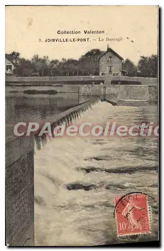 Cartes postales Joinville Le Pont Le Barrage