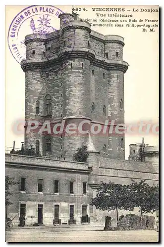 Ansichtskarte AK Vincennes Le Donjon Vue Interieur Ancienne Residence Des rois