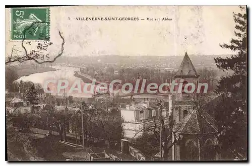 Ansichtskarte AK Villeneuve Saint Georges Vue Sur Ablon