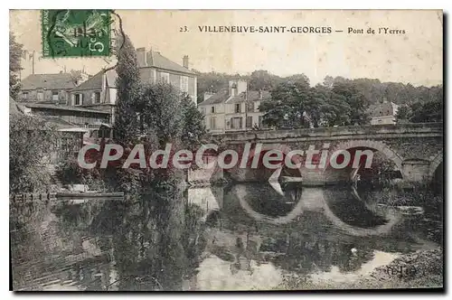 Cartes postales Villeneuve Saint Georges Pont De I'Yerres