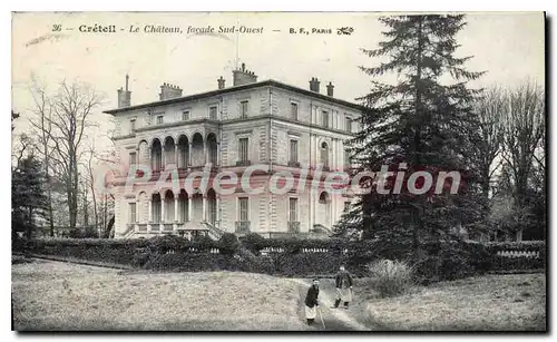 Ansichtskarte AK Creteil Le Chateau Facade Sud Ouest