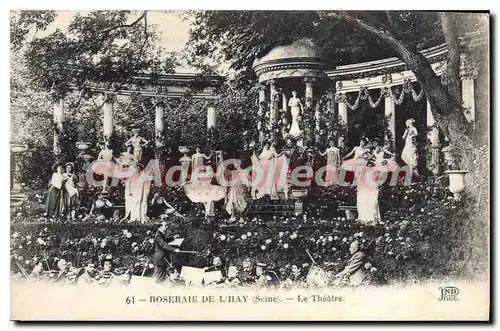 Cartes postales Roseraie De L'Hay Le Theatre