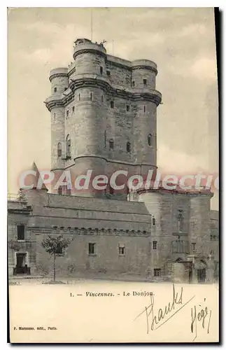 Cartes postales Vincennes Le Donjon