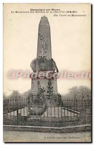 Ansichtskarte AK Champigny Sur Marne Le Monument Des Mobiles