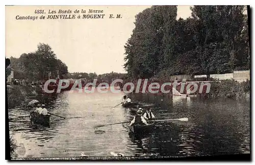 Ansichtskarte AK canotage de Joinville A Nogent Les Bords De la Marne