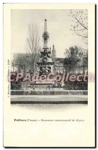 Cartes postales Poitiers Monument Commemoratif