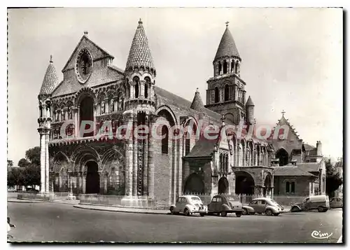 Moderne Karte Poitiers Notre Dame La Grande