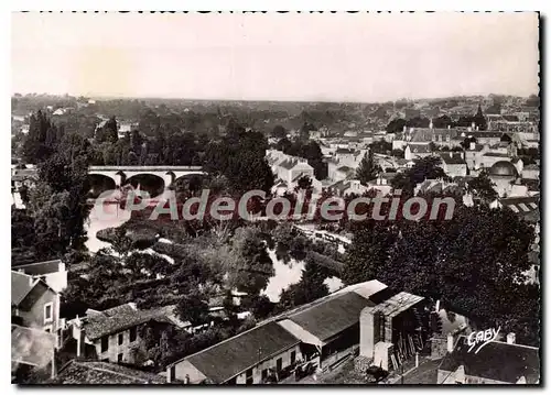 Moderne Karte Poitiers Vue Generale Le Clain Et Le Pont Neuf