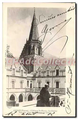 Cartes postales Liguge L'Abbaye St Martin Le Clocher