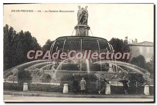 Cartes postales Aix En Provence La Fontaine Monumentale