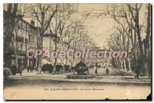 Cartes postales Aix En Provence Le Cours Mirabeau