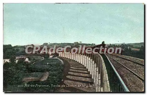 Cartes postales Aix En Provence Viaduc Du Chemin De Fer La Vallee