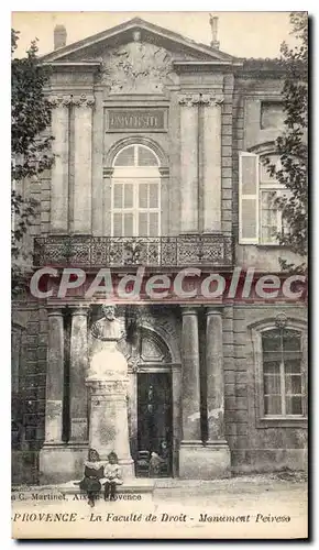 Ansichtskarte AK Aix En Provence La faculte De Droit Monument Peireso