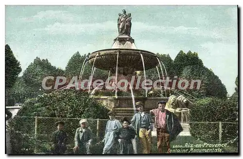 Cartes postales Aix En Provence Fontaine Monumentale