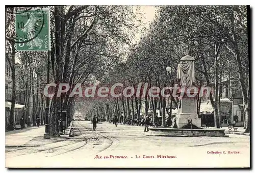 Cartes postales Aix En Provence Le Cours Mirabeau