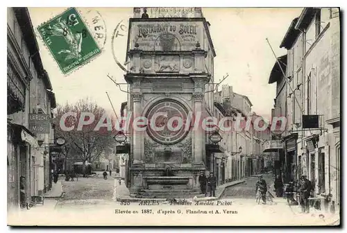 Cartes postales Arles Fontaine Amedee Pichot 1887