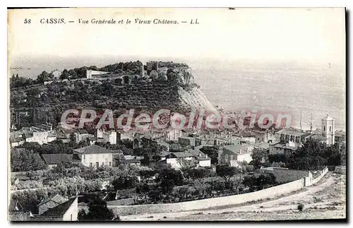 Ansichtskarte AK Cassis Vue Generale Et Le Vieux Ch�teau