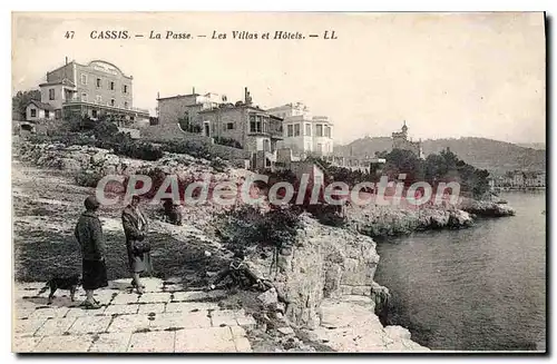 Cartes postales Cassis La Passe Les Villas Et Hotels