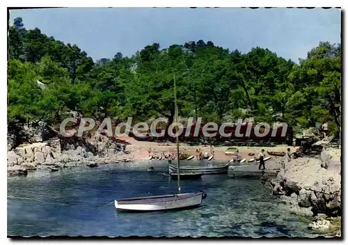 Moderne Karte Cassis Sur Mer La Calanque De Port Pin