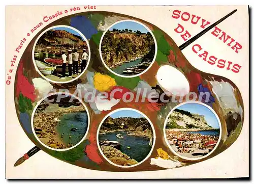 Cartes postales moderne Cassis Plage Et Calanques