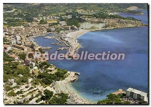 Moderne Karte Cassis Vue Panoramique