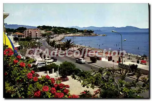 Cartes postales moderne La Ciotat La Plage Et Le Boulevard Beau Rivage