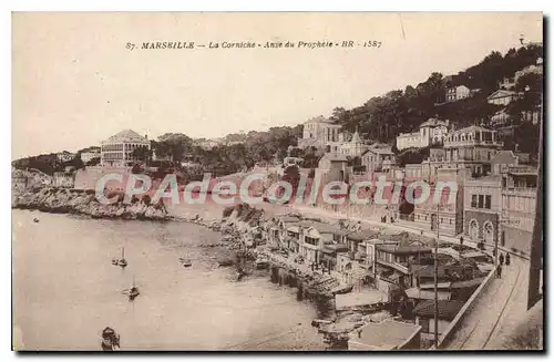 Ansichtskarte AK Marseille La Corniche Anse Du Prophete