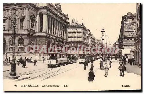 Cartes postales Marseille La Cannebiere