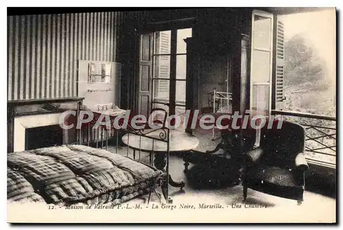 Cartes postales Maison De Retraite PLM La Gorge Noire Marseille Une Chambre