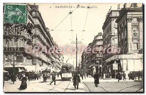 Cartes postales Marseillais La Rue Noailles