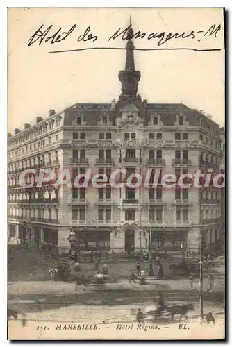 Cartes postales Marseillais Hotel Regina