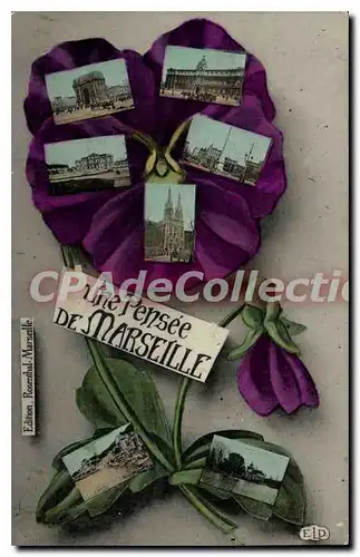 Cartes postales Marseille Une Pensee