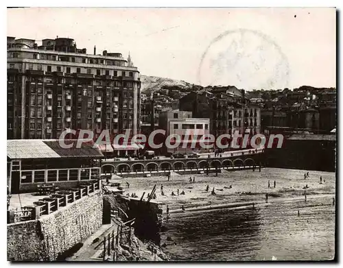 Ansichtskarte AK Marseille La Plage Des Catalans