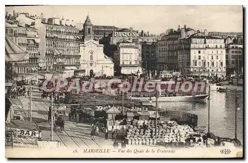 Cartes postales Marseille Vue Des Quais De la Fraternite