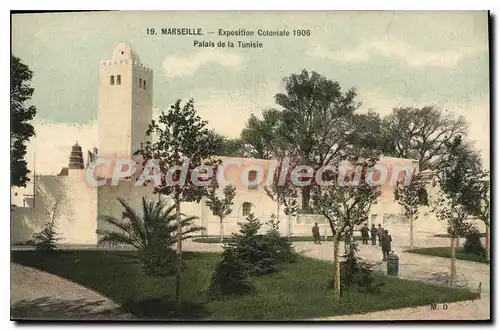 Cartes postales Marseille Exposition Coloniale Palais De La Tunisie 1906