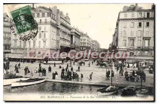 Cartes postales Marseille Panorama De la Rue Cannebiere