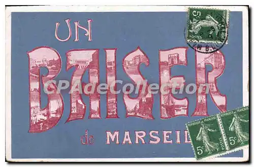 Cartes postales Un Baiser Marseille