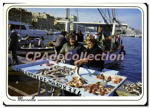 Cartes postales moderne Marseille Retour De La Peche Sur Le Vieux Port