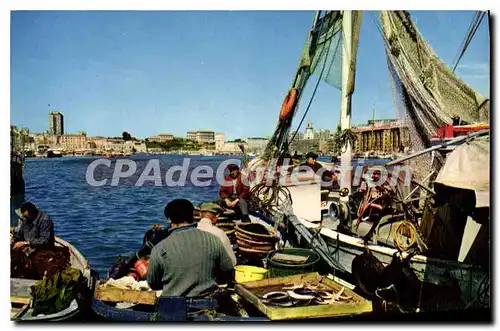 Cartes postales moderne Marseille Le Vieux Port Retour De Peche