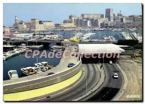 Cartes postales moderne Marseille Tunnel Du Vieux Port